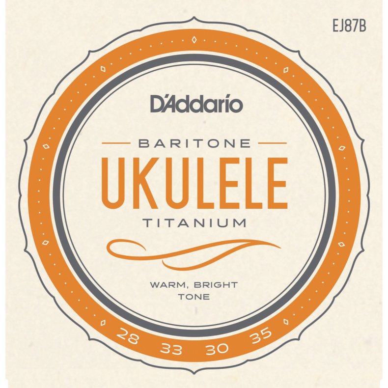 D'Addario EJ87B Bariton Ukulelestrenge Titanium