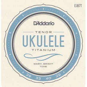 D'Addario EJ87T Tenor Ukulelestrenge Titanium