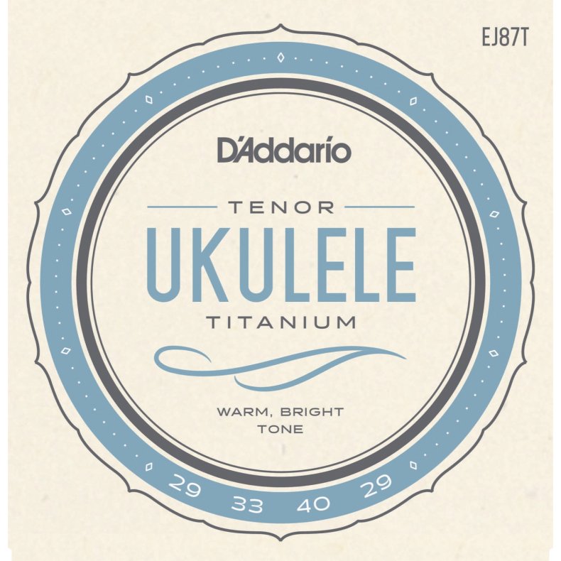 D'Addario EJ87T Tenor Ukulelestrenge Titanium