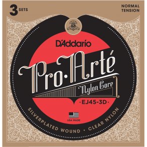 D'Addario EJ45 Pro Arte - Normal Tension 3 Pack