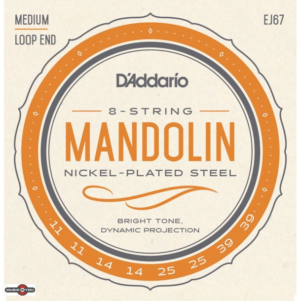 D'Addario EJ67 Mandolin strenge