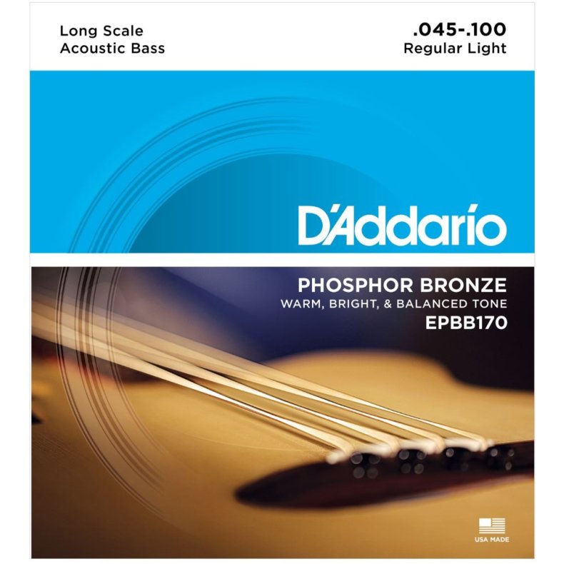 D'Addario EPBB170 Phoshor Bronze Akustiske Bas strengest 0.45 - 100