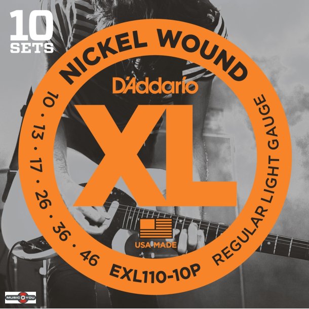 D'Addario EXL110 10-pack 0.10 - 0.46