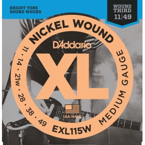 D'Addario EXL115W 0.11 - 0.49