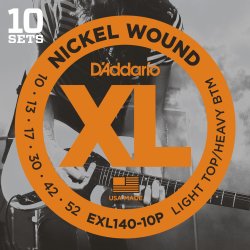 Daddario EXL140 10 Pack 0.10 - 0.52