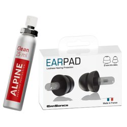 EarSonics Earpad repropper m. Alpine Clean - Bundle