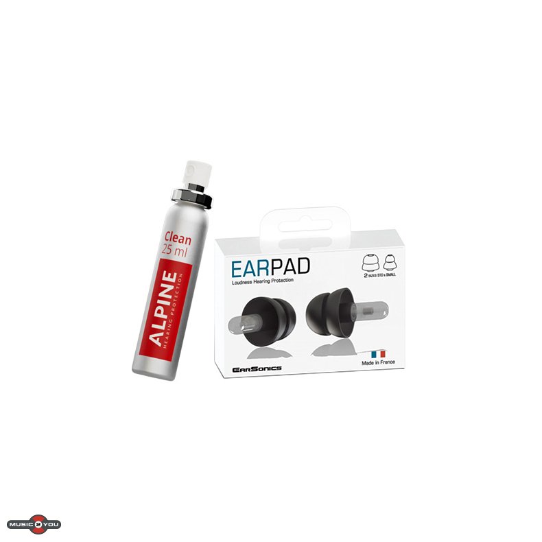 EarSonics Earpad repropper m. Alpine Clean - Bundle