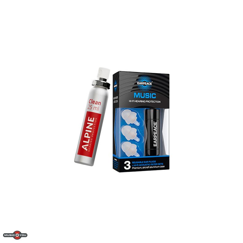 EarPeace EP10x repropper m. Alpine Clean - Bundle