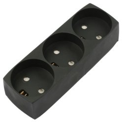 Elworks DK 3-Stikdse Med jord 250V/10A