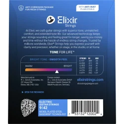 Elixir Nanoweb - El-guitar strenge 009-042 Super Light