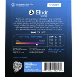 Elixir Nanoweb - El-guitar strenge 010-046 Light