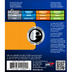 Elixir Nanoweb - El-guitar strenge 009-042 Super Light