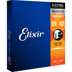 Elixir Nanoweb - El-guitar strenge 009-042 Super Light