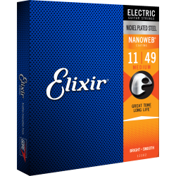 Elixir Nanoweb - El-guitar strenge 011-049 Medium