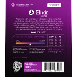 Elixir Nanoweb Phosphor Bronze - Western-strenge 013-056 Medium