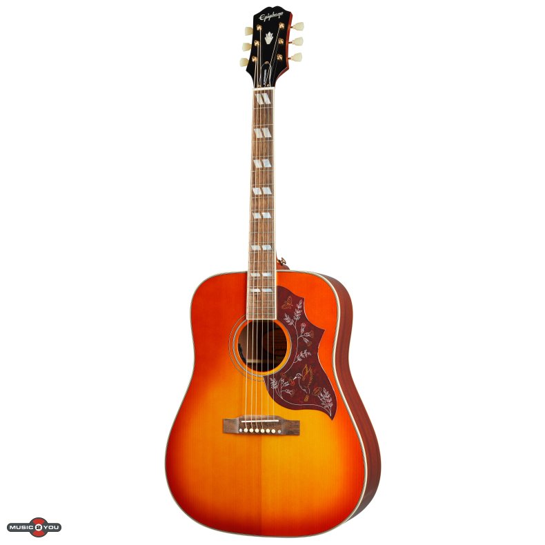 Epiphone Hummingbird ACSG Western guitar - Aged Cherry Sunburst Gloss