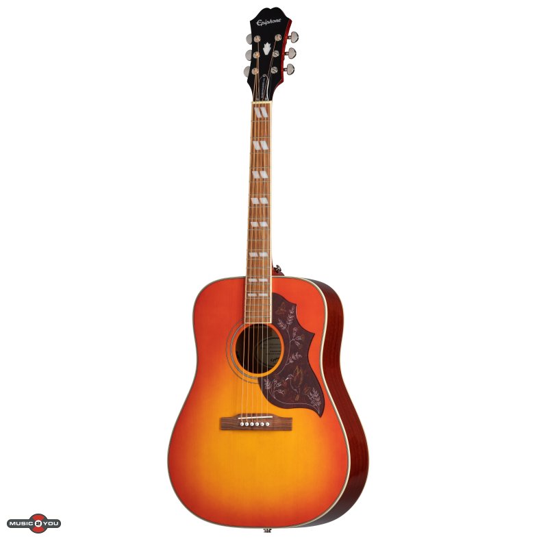 Epiphone Hummingbird Studio FCB Western guitar - Faded Cherry