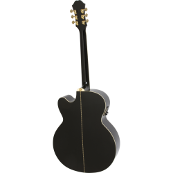 Epiphone J-200 EC Studio VS Western guitar - Sort