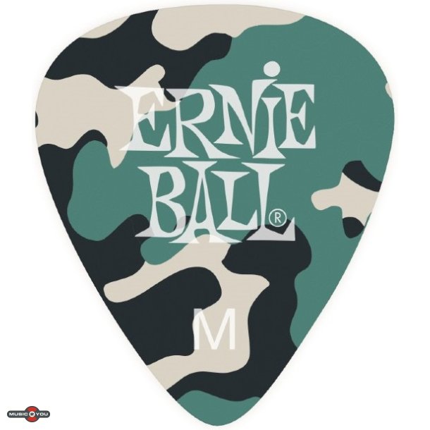 Ernie Ball EB-9222 - Camo Plektre 0.72 mm. - 12 stk. pakke
