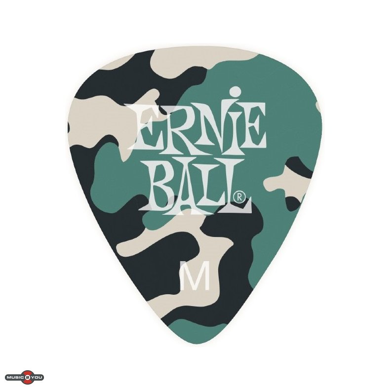 Ernie Ball EB-9222 - Camo Plektre 0.72 mm. - 12 stk. pakke