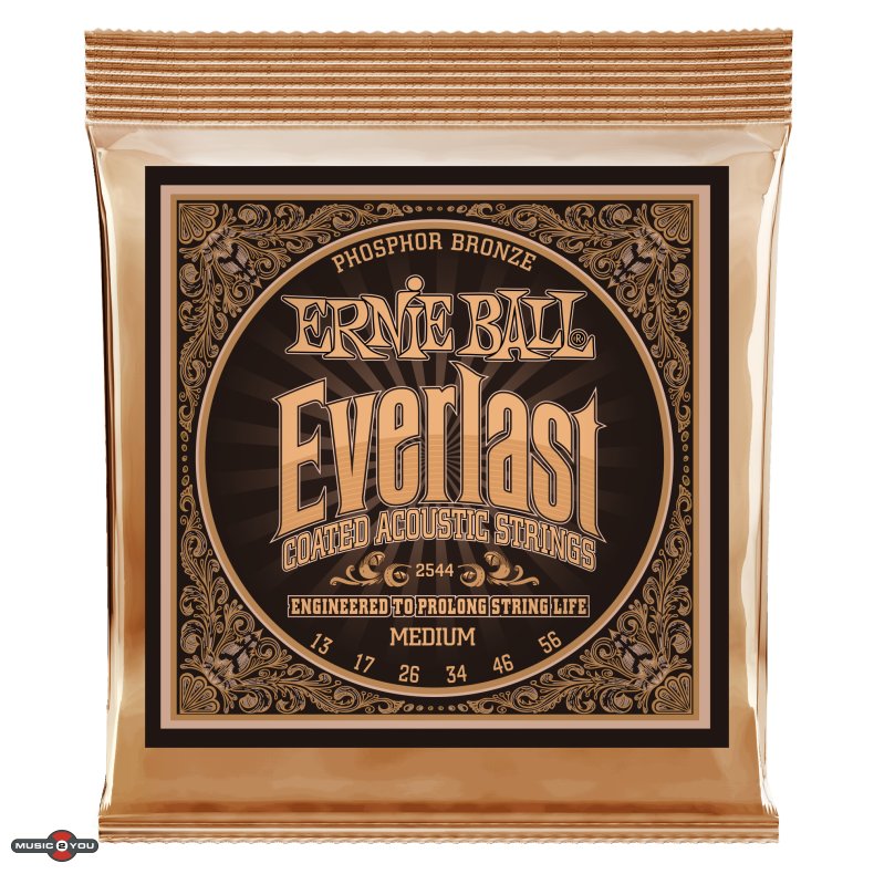 Ernie Ball 2544 Medium - Coated Phosphor Bronze Acoustic western-strenge 013-056