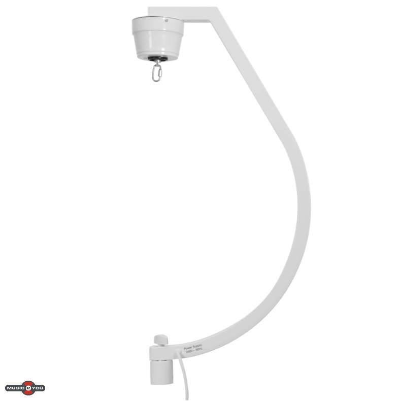 Eurolite Spejlkuglestativ med motor - 50 cm - Hvid