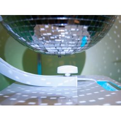 Eurolite Spejlkuglestativ med motor - 50 cm - Hvid