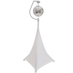 Eurolite Spejlkuglestativ med motor - 50 cm - Hvid