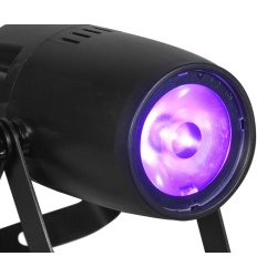 Eurolite PST-10 QCL LED Spot 10W med DMX og Remote