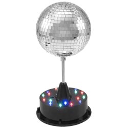 Eurolite Spejlkugle 13cm med Lys