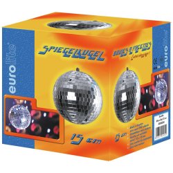 Eurolite Spejlkugle 15cm - Klar