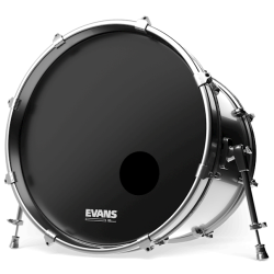 Evans BD22RONX 22" Bass Drum Onyx BK Stortromme Skind
