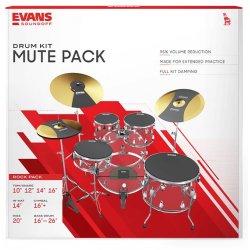 Evans Soundoff Drum Kit Mute Pack - Rock