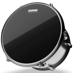 Evans Resonant Clear / Sort Coated Trommeskind