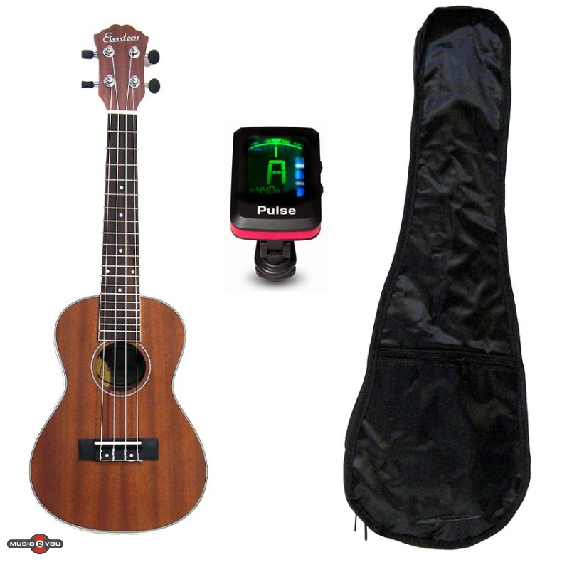 Everdeen UKCB Concert Ukulele pakke