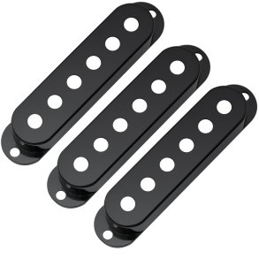 Fender Pickup covers Stratocaster - Sort