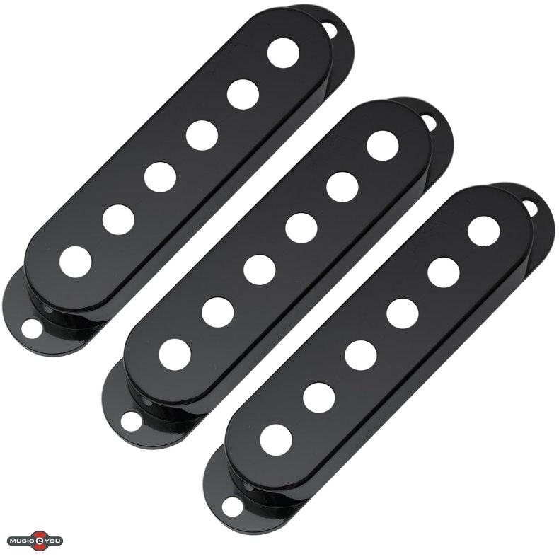 Fender Pickup covers Stratocaster - Sort