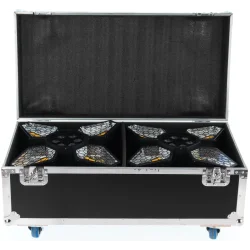 Algam Lighting Vintage Flower LED Effekt m. Flightcase - Bundle