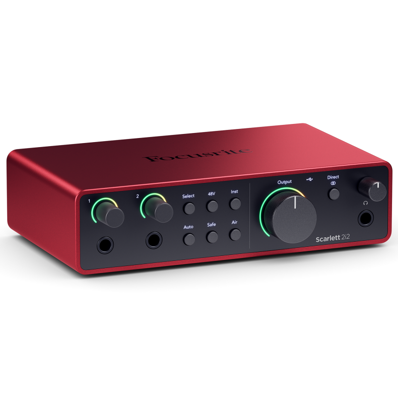 Focusrite Scarlett 2i2 4th Gen Lydkort