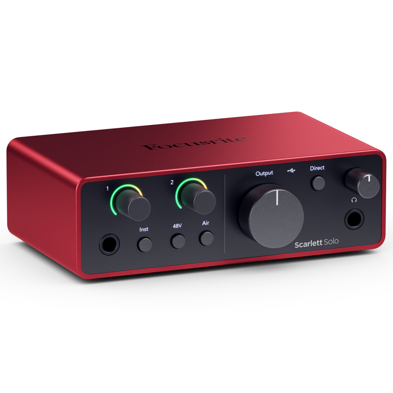 Focusrite Scarlett Solo 4th Gen Lydkort