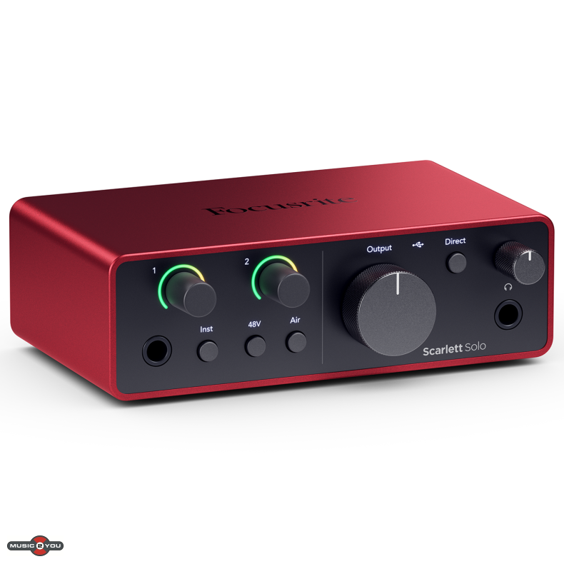 Focusrite Scarlett Solo 4th Gen Lydkort
