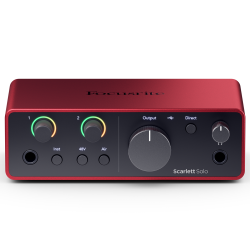Focusrite Scarlett Solo 4th Gen Lydkort