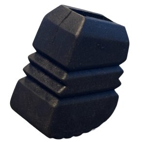 Gummifod til BigBeat standard trommestol - Sort