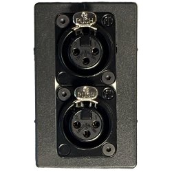 FUGA Vgudtag 11C - 2 x Hun 3pol XLR