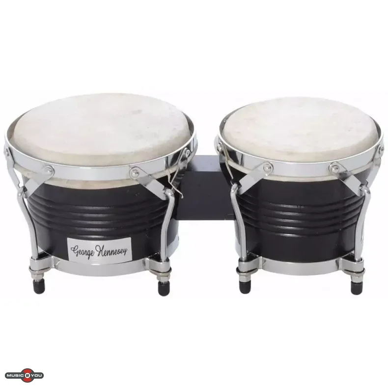 George Hennesey JBJD-105B Bongotromme 6,5" + 7,5" - Sort