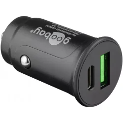 Goobay - 12/24V Biladapter - USB-A + USB-C