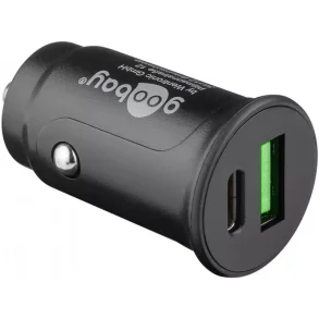 Goobay - 12/24V Biladapter - USB-A + USB-C