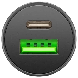 Goobay - 12/24V Biladapter - USB-A + USB-C