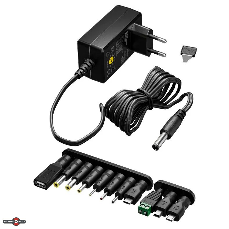 Goobay Netadapter - 3-12V DC 1000mA m. USB