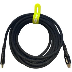 Goobay USB-C 2.0 Supersoft Tekstilkabel 3A - Sort